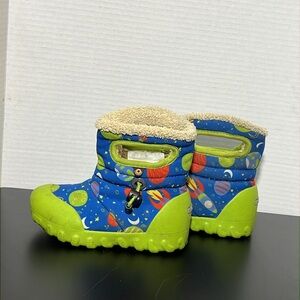 Baby Bogs B-Moc space Wellington snow boots toddler US 8